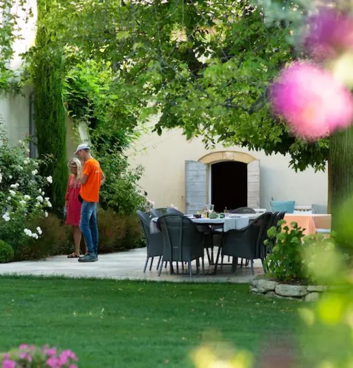 Jardin terrasse Lourmarin